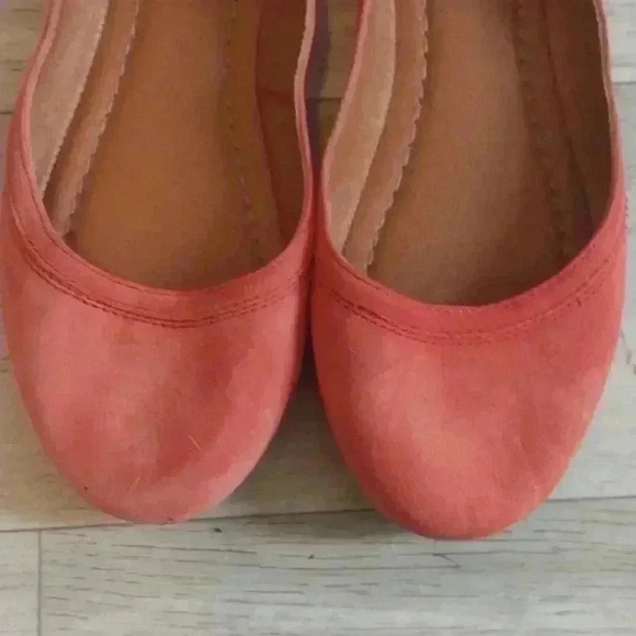 Frye Suede Coral Carson Ballet Flats Size 7 - Picture 7 of 9
